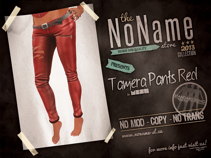 [nn] Tamera Pants - Red