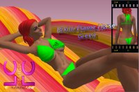 LC Design BikiniLine - Bikini Flame Horse Green (trans)