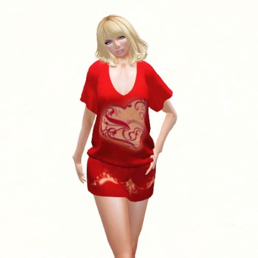 _Ms_chic red dress