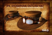 **JPK Steampunk Outlaw Hat BOX
