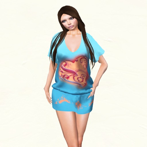 _Ms_chic blue  dress