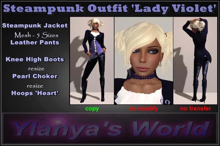 Steampunk Outfit 'Lady Violet'
