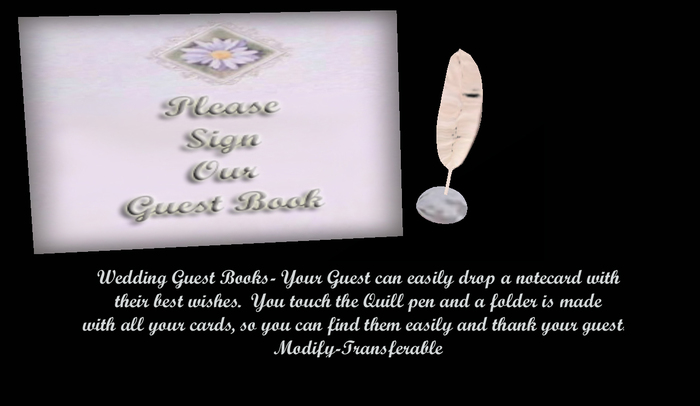 Wedding Guest Book- Daisy In May  *CHB*