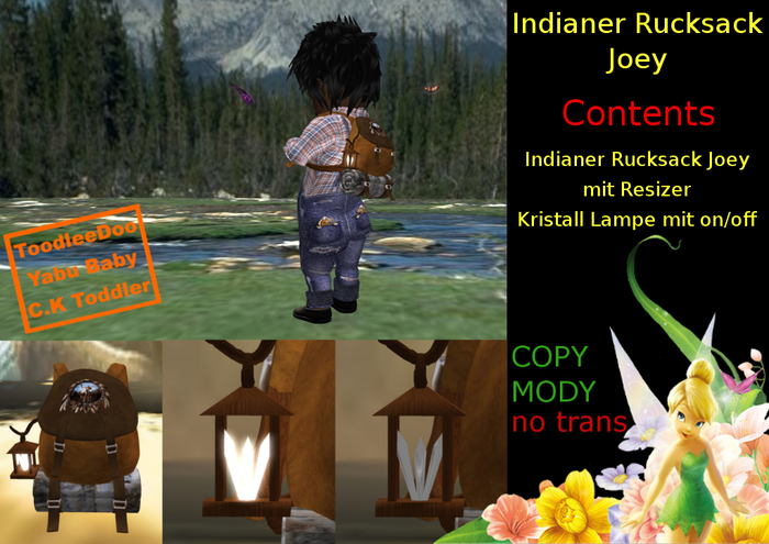 Indianer Rucksack Joey