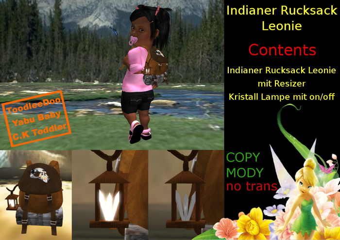 Indianer Rucksack Leonie