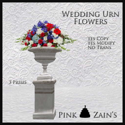 Wedding Urn Flowers - Mixed7 [Boxed]