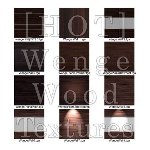 [HOT] Wenge Wood Textures