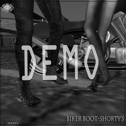 .:Ecce Bellus;. Biker Boot Shorty-DEMO
