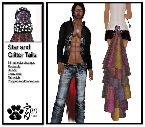 Star and Glitter Tails