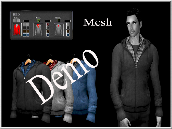 BBD Mesh Hoodie withe Shirt Demo
