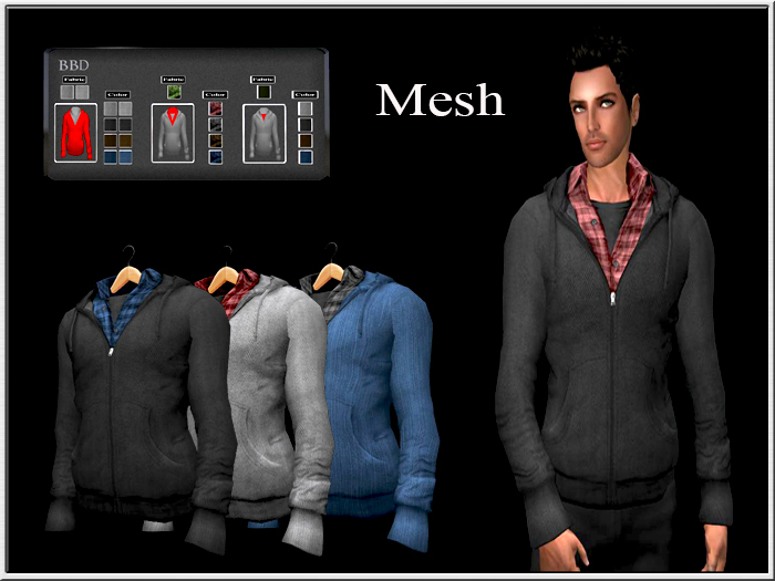 BBD Mesh Hoodie withe Shirt