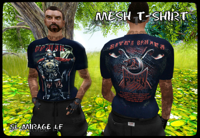 Ermak black - Men Mesh T-Shirt