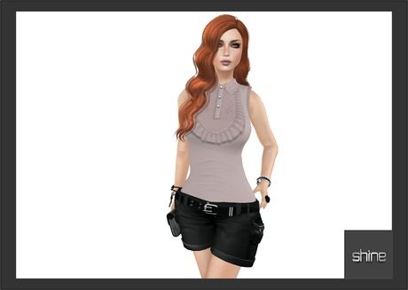 Second Life Marketplace - shine by [ZD] - MESH - "Suzie" Top - DEMO