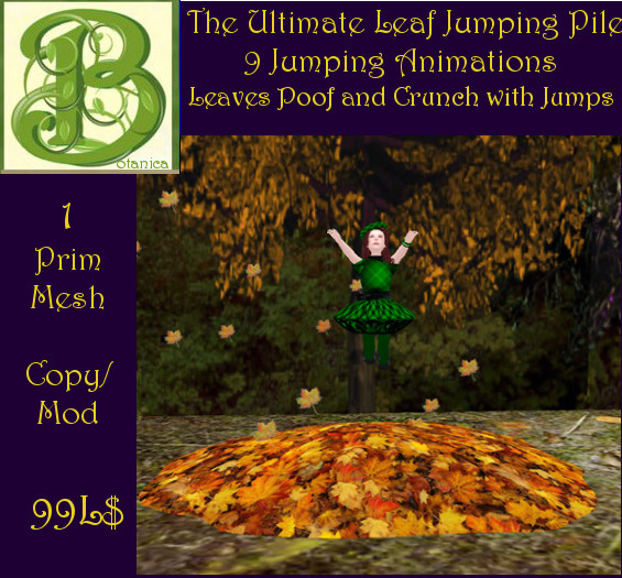The Ultimate Leaf Jumping Pile, Mesh 1 Prim