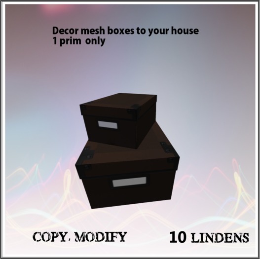 *dark brown cartoon box*decorating