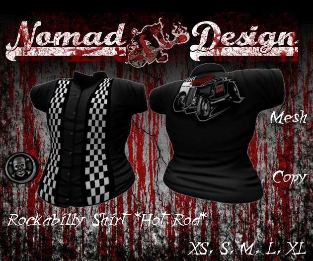 ND - Rockabilly Shirt *HotRod* Box