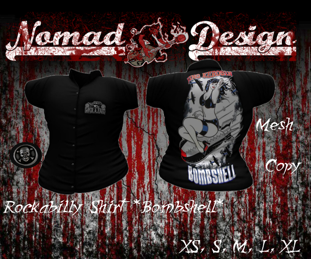 ND - Rockabilly Shirt  *Bombshell* Box