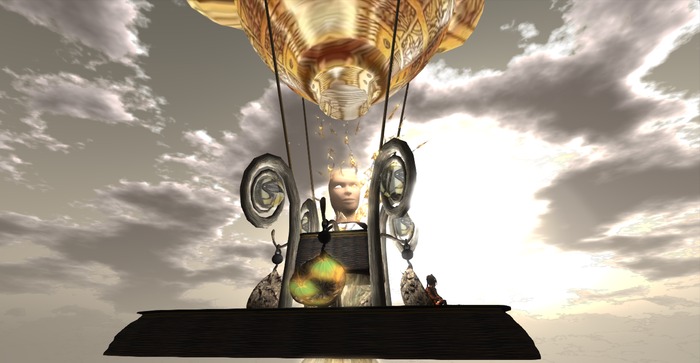 Steampunk floating balloon *ADA*