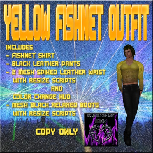 BBD - Yellow Fishnet