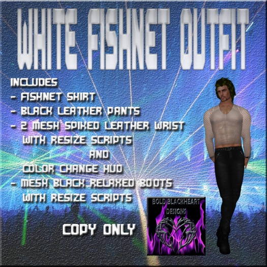 BBD - White Fishnet