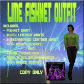 BBD - Lime Fishnet