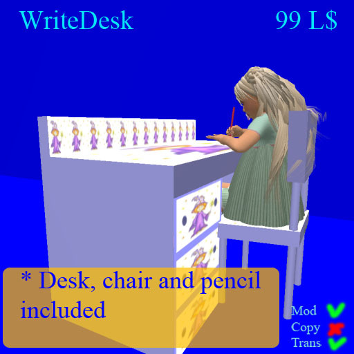 Write desk for kids