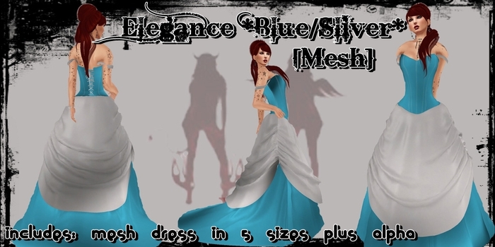 ^WSC^ Elegance *Blue/Silver* {Mesh}