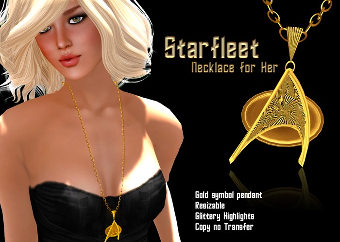 Exquisite Federation Symbol Necklace Female
