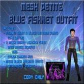 BBD - Mesh Petite Blue Fishnet