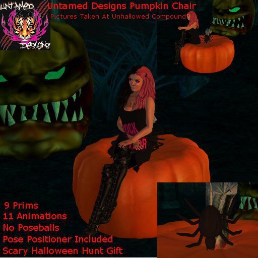 Untamed Designs Pumpkin Chair SHH Gift BOX