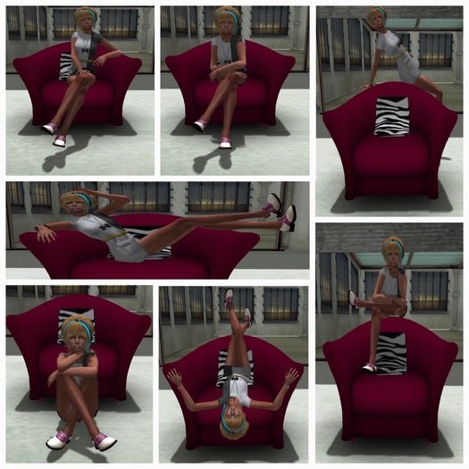 ::[K.Quartz]:: Lounge female poses