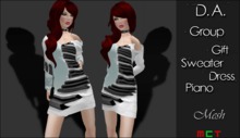D.A. Sweater Dress Piano {Group Gift November}