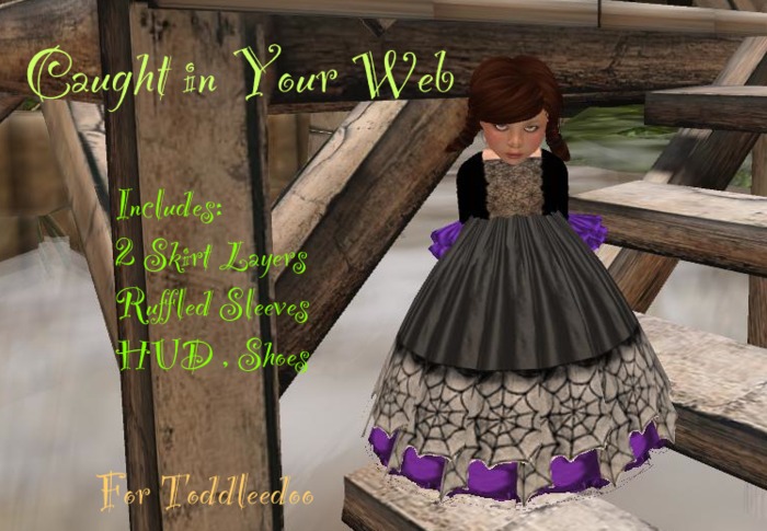 *Royal Ragamuffins* Caught In Your Web Gown for TD