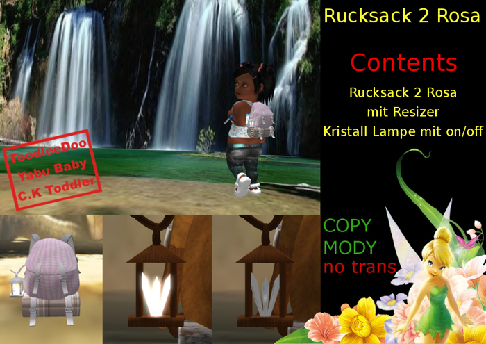Rucksack 2 Rosa