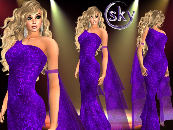 GOWN PURPLE BEAUTY