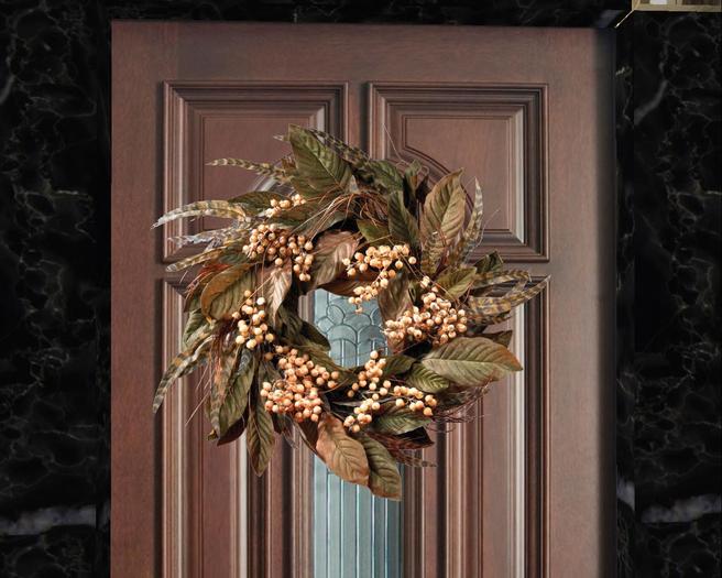 Autumn / Fall Harvest Prim Wreath 2