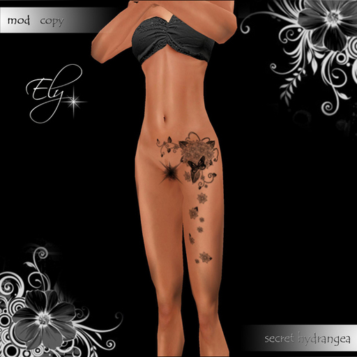 **Freebie** [EH] Tattoo secret hydrangea