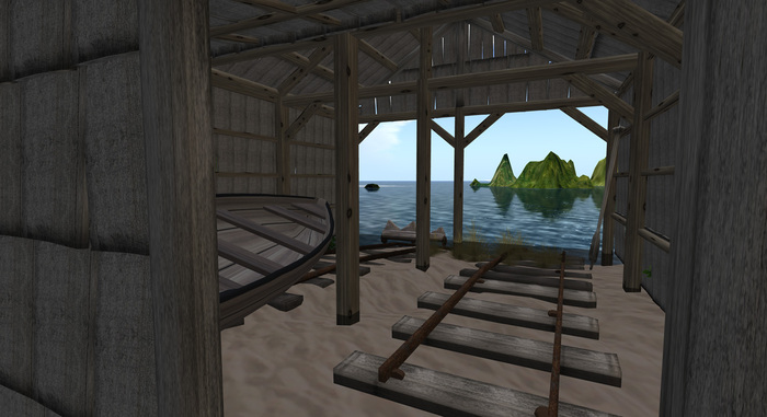Dove Lake Boat Shed 22 prims