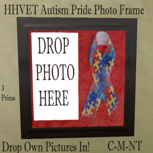 Second Life Marketplace - HHVET Victoriana - 3 Prim Autism Pride Photo ...