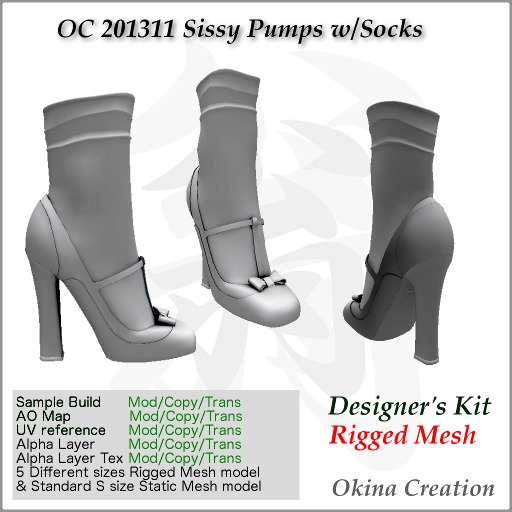 Designers kit OC 201311 Sissy Pumps (D-kit)