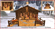 Christmas manger set