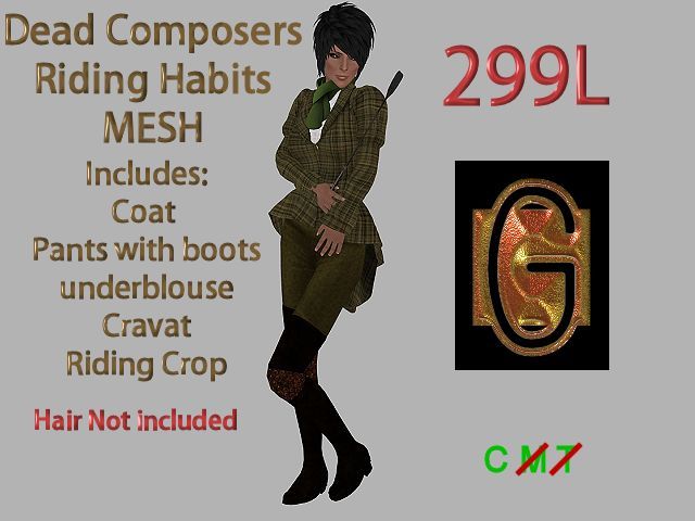 GenNirva - Dead Composers Riding Habit Bach Green