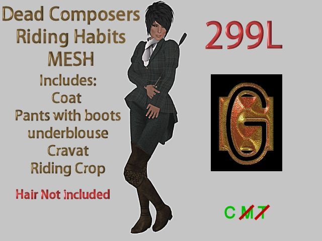 GenNirva - Dead Composers Riding Habit Wagner Gray