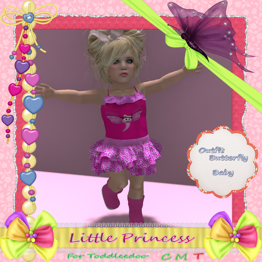 Outfit Butterfly pink