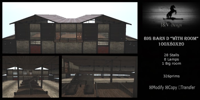 Big Barn D "with room" BOX