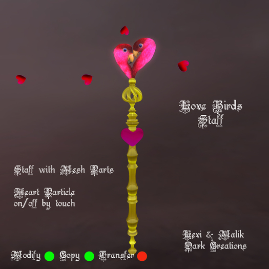 Love Birds Staff