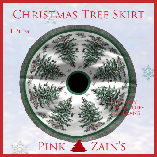 Tree Skirt - Green Trees