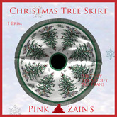 Tree Skirt - Green Trees