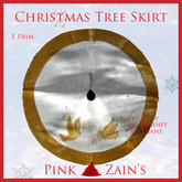 Tree Skirt - Gold Doves