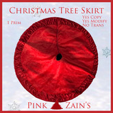 Tree Skirt - Red